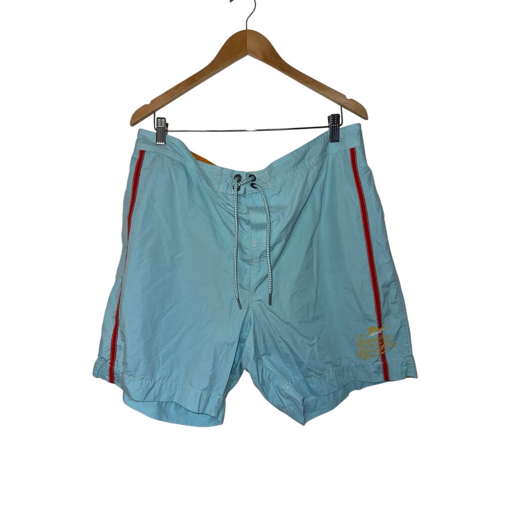 Tommy Bahama Mens Swim Trunks XL Light Blue Board Shorts Beach Vacation
